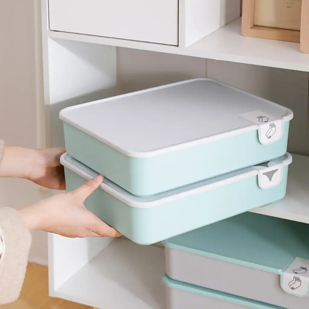 plastic underwear storage box underwear box division box socks
