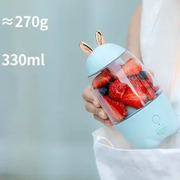 330ml Portable Mini USB Rechargeable Electric Juicer Bottle Cup Fruit Blender Mixer Rabbit Shape Extractor
330ml Portable Mini USB Rechargeable Electric Juicer Bottle Cup Fruit Blender Mixer Rabbit Shape Extractor