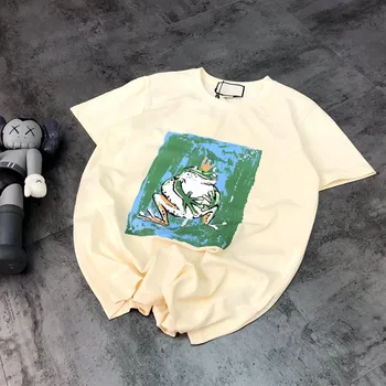 2020 Spring Summer Women's Men's Frog Bear Cute Print Loose Casual Round Neck Short Sleeve T-shirt
2020 Spring Summer Women's Men's Frog Bear Cute Print Loose Casual Round Neck Short Sleeve T-shirt