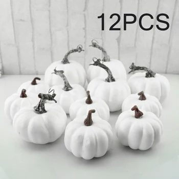 6/12Pcs Halloween White Artificial Pumpkins Harvest Fall Thanksgiving Home Decor for home kitchen decoration
6/12Pcs Halloween White Artificial Pumpkins Harvest Fall Thanksgiving Home Decor for home kitchen decoration