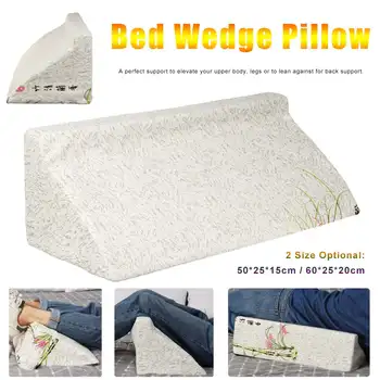 Multifunctional Bamboo Leaf Triangle Bedding Wedge Pillow Cotton Sponge Cushion Neck Back Body Support Cushion Pad Home Hospital
Multifunctional Bamboo Leaf Triangle Bedding Wedge Pillow Cotton Sponge Cushion Neck Back Body Support Cushion Pad Home Hospital