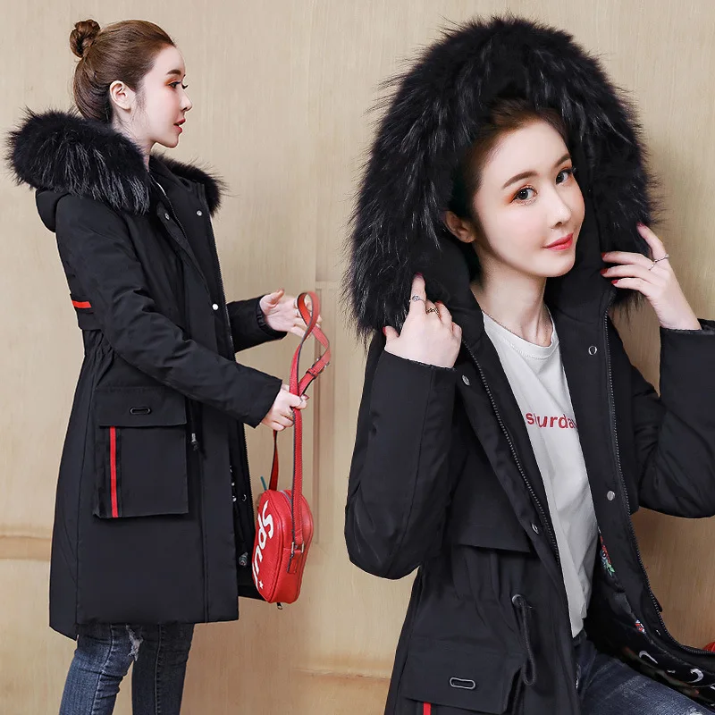 Fashion Genuine Fur Collar Printed Cotton-padded Clothes Solid Color Business Warm 2019 Autumn And Winter
Fashion Genuine Fur Collar Printed Cotton-padded Clothes Solid Color Business Warm 2019 Autumn And Winter