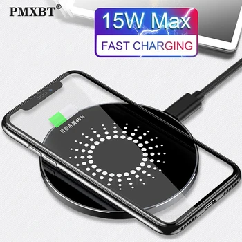 15W Fast Qi Wireless Charger For iPhone 11 pro X XR XS Max 8 USB Wirless Charging for Samsung S20 S10 Phone Charger wireless pad
15W Fast Qi Wireless Charger For iPhone 11 pro X XR XS Max 8 USB Wirless Charging for Samsung S20 S10 Phone Charger wireless pad