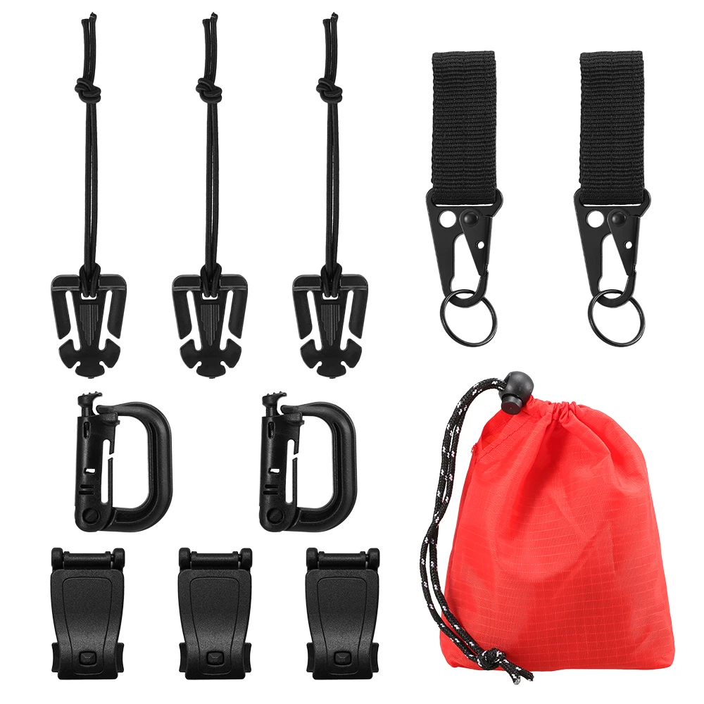 11 Attachment Kit Backpack Vest Belt D-Rings Web Dominators Buckles Straps For Tactical Molle Bag Outdoor Camping Bag Tools
11 Attachment Kit Backpack Vest Belt D-Rings Web Dominators Buckles Straps For Tactical Molle Bag Outdoor Camping Bag Tools