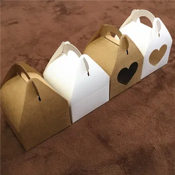 20Pcs/Lot Blank Kraft Handle Portable Kraft Paper Box Packaging For Cake/Muffin/Cake/Coffee Bean Gift Carry Box
20Pcs/Lot Blank Kraft Handle Portable Kraft Paper Box Packaging For Cake/Muffin/Cake/Coffee Bean Gift Carry Box
