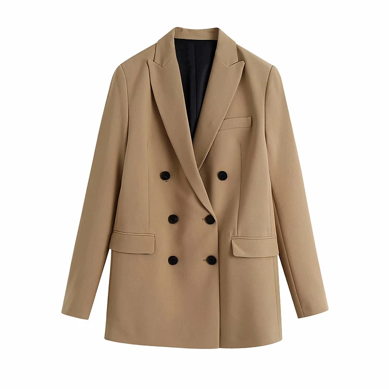 Autumn Work Fashion Pant Suits 2 Piece Set for Women Double Breasted Blazer Jacket & Trouser Office Lady Suit Feminino 2020 Autumn Work Fashion Pant Suits 2 Piece Set for Women Double Breasted Blazer Jacket & Trouser Office Lady Suit Feminino 2020
