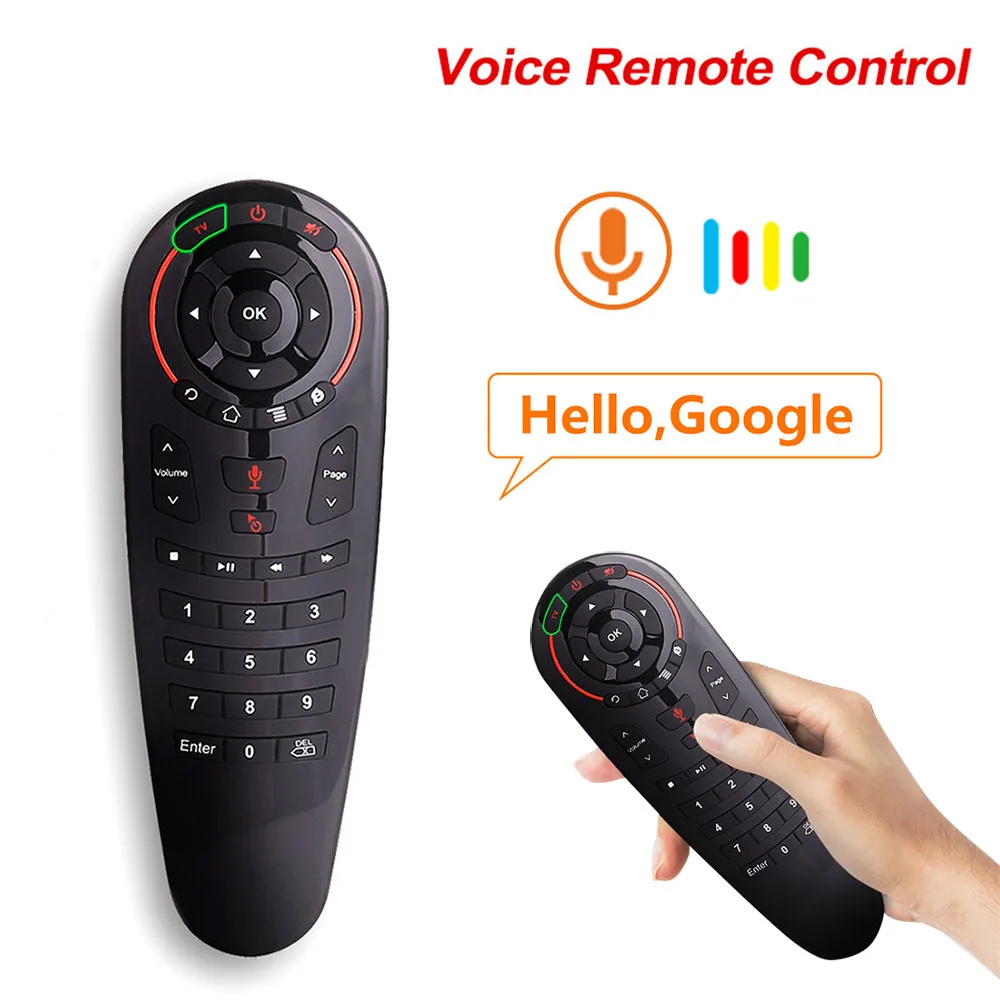 G30 2.4G Gyroscope Wireless Air Mouse 33 Keys IR Learning Smart Voice Remote Control for X96 H96 MAX Android Smart TV box
G30 2.4G Gyroscope Wireless Air Mouse 33 Keys IR Learning Smart Voice Remote Control for X96 H96 MAX Android Smart TV box