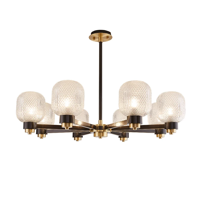 All Copper Lamp Luxury Living Room Chandelier Postmodern Minimalist Atmosphere Household Dining Rooms Chandeliers Ceiling Glass
All Copper Lamp Luxury Living Room Chandelier Postmodern Minimalist Atmosphere Household Dining Rooms Chandeliers Ceiling Glass