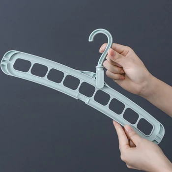 9-hole Rotating Magic Clothes Hanger Multifunction Wardrobe Drying Racks Space Saving Organizer Rotate Anti-skid Folding Hanger
9-hole Rotating Magic Clothes Hanger Multifunction Wardrobe Drying Racks Space Saving Organizer Rotate Anti-skid Folding Hanger