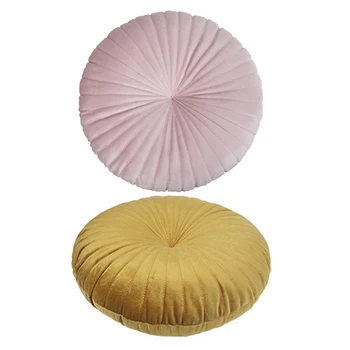 2x Yellow/Pink Nordic Style Pumpkin Shape Cushion Decorative Seat Pillow Creative Round Velvet Throw Pillow Cushion
2x Yellow/Pink Nordic Style Pumpkin Shape Cushion Decorative Seat Pillow Creative Round Velvet Throw Pillow Cushion