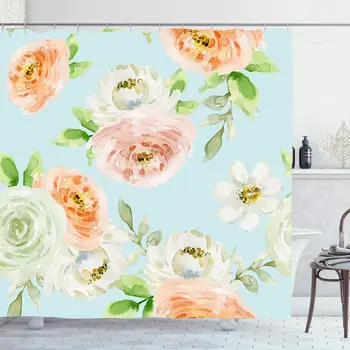 Shower Curtain for Bathroom 72x72 Texture Beautiful Watercolor Petal Floral On Mint Nature Beauty Blooming Blossom Botanical
Shower Curtain for Bathroom 72x72 Texture Beautiful Watercolor Petal Floral On Mint Nature Beauty Blooming Blossom Botanical