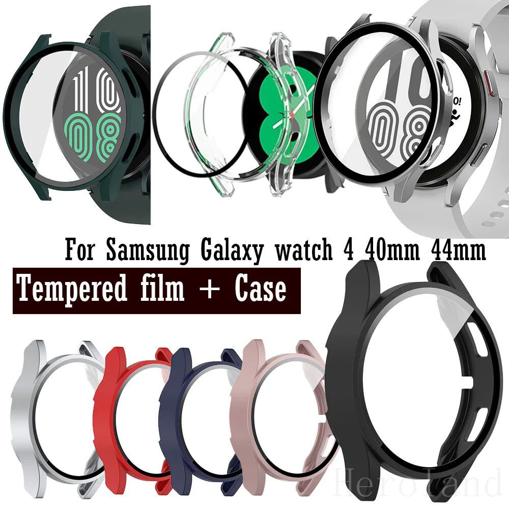 Полный защитный чехол для Samsung Galaxy watch 4, 40 мм, 44 мм, защита для экрана + закаленное покрытие для пленки, аксессуары, чехол для рамки
Полный защитный чехол для Samsung Galaxy watch 4, 40 мм, 44 мм, защита для экрана + закаленное покрытие для пленки, аксессуары, чехол для рамки