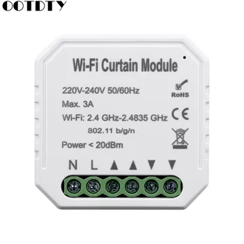 WiFi Smart Curtain Switch Module Roller Blinds Shutter Motor APP Remote Control Hands-free Voice Control Schedule Timer
WiFi Smart Curtain Switch Module Roller Blinds Shutter Motor APP Remote Control Hands-free Voice Control Schedule Timer