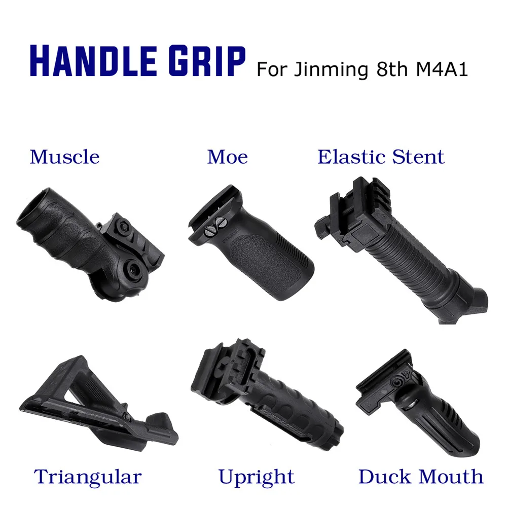 ABS Tactical Foregrip Handle Grip for JinMing 8th M4A1 Gel Ball Game Water for Toy Guns Accessories
ABS Tactical Foregrip Handle Grip for JinMing 8th M4A1 Gel Ball Game Water for Toy Guns Accessories