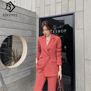 2019 Autumn New Women's Solid Blazer Suits Two Pieces Set Single-breasted Full Sleeve Turn-down Collar Office Suits S90504K
2019 Autumn New Women's Solid Blazer Suits Two Pieces Set Single-breasted Full Sleeve Turn-down Collar Office Suits S90504K