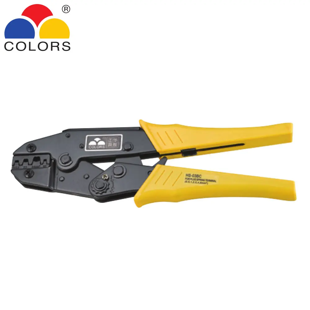 Ratchet Crimping Plier European Style for Non-insulated Tabs and Receptacles 0.5-6mm² 10-22AWG
Ratchet Crimping Plier European Style for Non-insulated Tabs and Receptacles 0.5-6mm² 10-22AWG