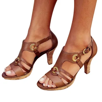 Woman Shoes New Summer Sandals Retro Open Toe Buckle Woman Sandals Spike Heel Ladies Shoes 2020 Fashion Female Shoes Four Colors
Woman Shoes New Summer Sandals Retro Open Toe Buckle Woman Sandals Spike Heel Ladies Shoes 2020 Fashion Female Shoes Four Colors