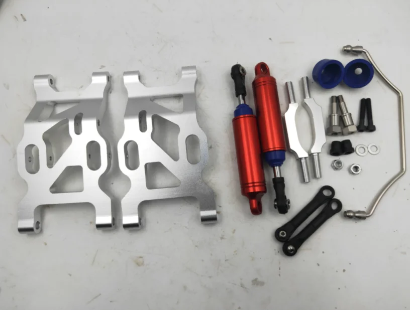 CNC Aluminum Front Suspension Arm + Shock Damper Absorber for 1/5 FID Racing Dragon Hammer Voltz Truck Rc Car Parts
CNC Aluminum Front Suspension Arm + Shock Damper Absorber for 1/5 FID Racing Dragon Hammer Voltz Truck Rc Car Parts
