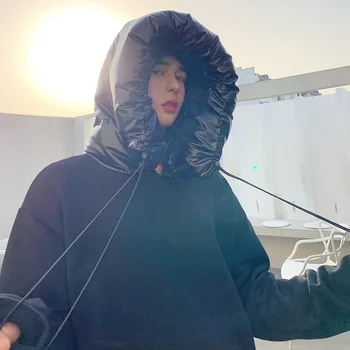 Men Big Hat Thick Hoodie Women Winter Streetwear Hip Hop Casual Loose Hoodie Male Fashion Show Pullover Hooded Sweatshirt
Men Big Hat Thick Hoodie Women Winter Streetwear Hip Hop Casual Loose Hoodie Male Fashion Show Pullover Hooded Sweatshirt