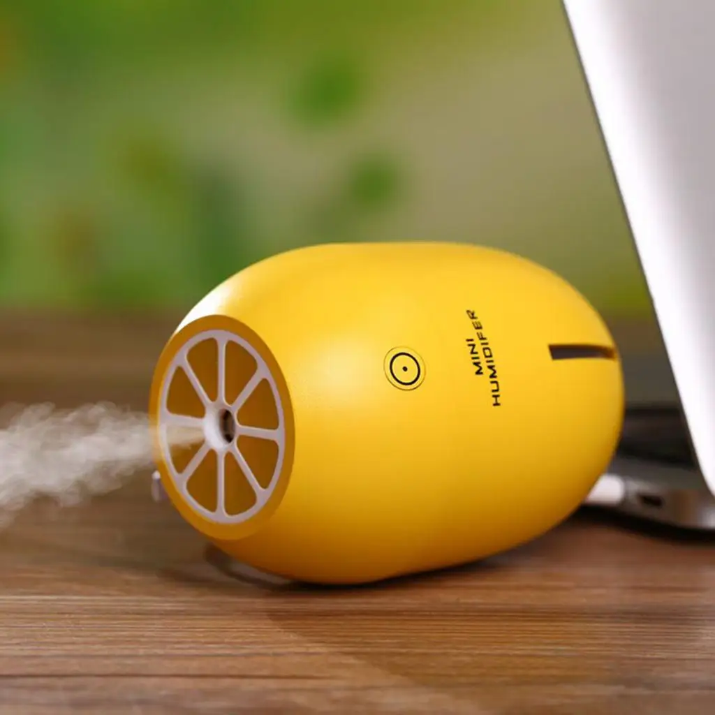 Ultrasonic Mini Lemon Humidifier Room Car LED Humidifier Air Diffuser Purifier Ultrasonic Mini Lemon Humidifier Room Car LED Humidifier Air Diffuser Purifier