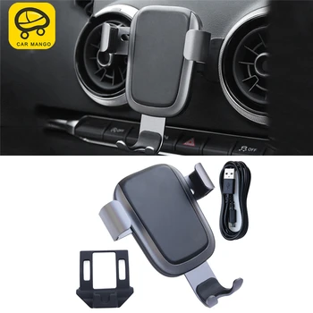 CARMANGO For Audi A6 C7 2011-2019 Car Phone Holder Air Vent Mount Stand Mobile Gravity Smartphone Cellphone Support
CARMANGO For Audi A6 C7 2011-2019 Car Phone Holder Air Vent Mount Stand Mobile Gravity Smartphone Cellphone Support