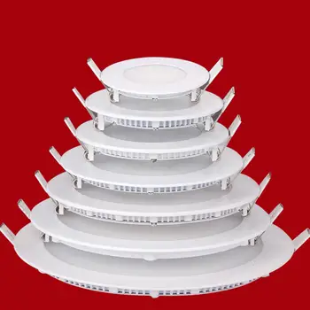 Ultra-thin LED panel lamp 3W 6W 9W 15w 18w 24w Downlights Recessed Spot light 85-230V Spot Indoor Ceiling Home Lighting
Ultra-thin LED panel lamp 3W 6W 9W 15w 18w 24w Downlights Recessed Spot light 85-230V Spot Indoor Ceiling Home Lighting