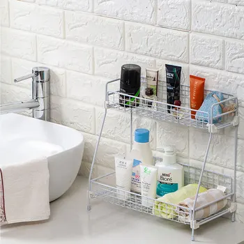 1Pc Iron Storage Shelf Bathroom Drainer Storage Rack Kitchen Tableware Holder Small Size (White)
1Pc Iron Storage Shelf Bathroom Drainer Storage Rack Kitchen Tableware Holder Small Size (White)