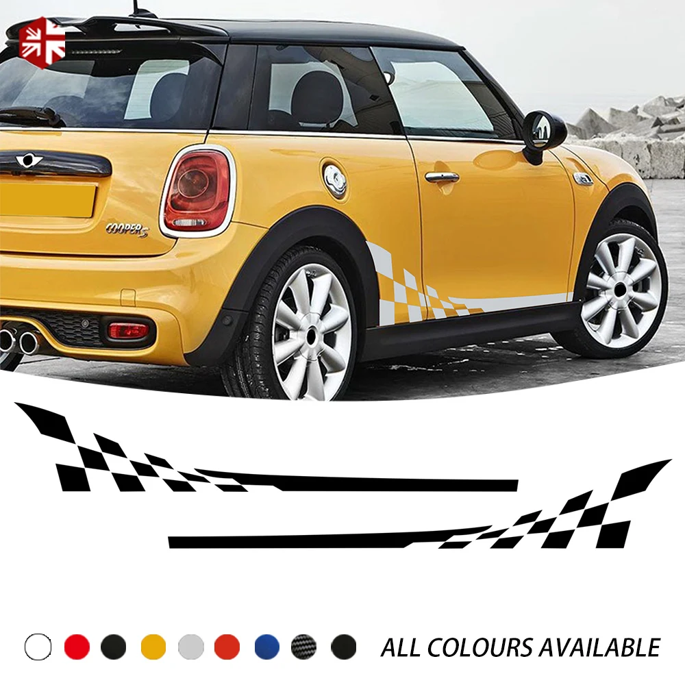 2 Pcs Racing Lattice Style Door Side Stripes Sticker Graphics Vinyl Body Decal For MINI Cooper S F56 One JCW Accessories
2 Pcs Racing Lattice Style Door Side Stripes Sticker Graphics Vinyl Body Decal For MINI Cooper S F56 One JCW Accessories