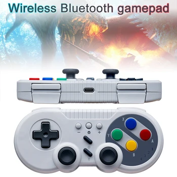 Wireless Bluetooth Pro Game Controller Handle with Mini-shape+Color Key+One-click Connection for Switch Console/PRO Controller
Wireless Bluetooth Pro Game Controller Handle with Mini-shape+Color Key+One-click Connection for Switch Console/PRO Controller