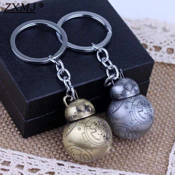 Spherical Robot BB Keychain Movie periphery Star Wars: The Force Awakens fashion Keyring Pendant for Men's car key pendant gift
Spherical Robot BB Keychain Movie periphery Star Wars: The Force Awakens fashion Keyring Pendant for Men's car key pendant gift