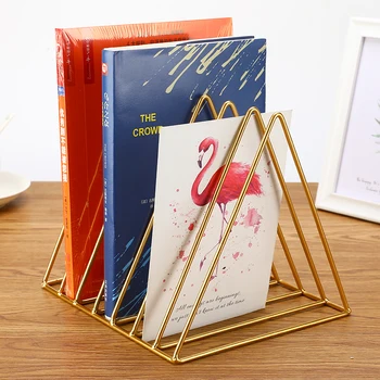 Nordic Wrought 7 Grid Triangle File Storage Shelf Book Stand Desktop Iron File Book Holder Office Desk Storage Book Organizer
Nordic Wrought 7 Grid Triangle File Storage Shelf Book Stand Desktop Iron File Book Holder Office Desk Storage Book Organizer