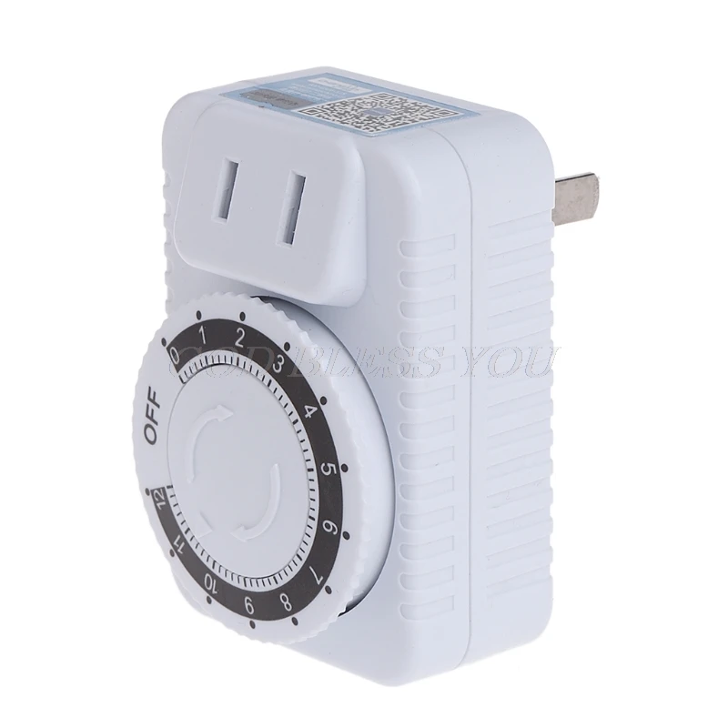 OOTDTY AC 220V 12 Hour Electrical Mechanical Timer Wall Plug Switch Digital Countdown Timer Socket
OOTDTY AC 220V 12 Hour Electrical Mechanical Timer Wall Plug Switch Digital Countdown Timer Socket