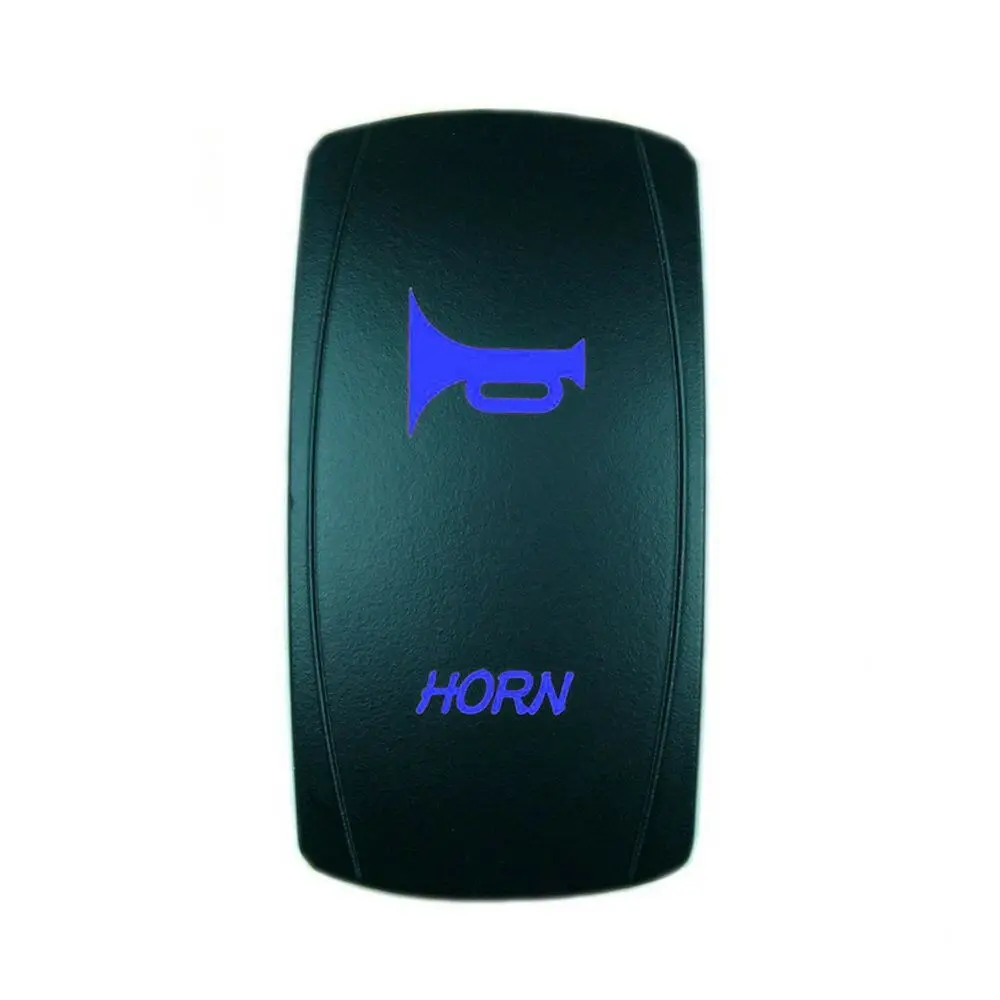 1x 5 Pins Blue LED Horn Switch For 12V/24V Systems For Cars Motorcycles Buses Boats RVs Boats Trailers Multiple Protection IP67
1x 5 Pins Blue LED Horn Switch For 12V/24V Systems For Cars Motorcycles Buses Boats RVs Boats Trailers Multiple Protection IP67