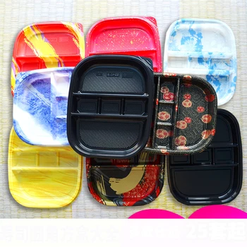10pcs Sushi packing box printing Sushi platter disposable Plastic fruit container with lid 31*25*4cm
10pcs Sushi packing box printing Sushi platter disposable Plastic fruit container with lid 31*25*4cm