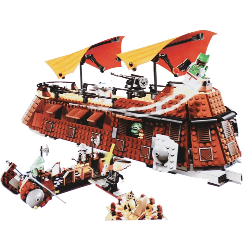 New 05090 Star series the Jabba's Sail Barge model Building Bricks set compatible 6210 Classic education Toys for children
New 05090 Star series the Jabba's Sail Barge model Building Bricks set compatible 6210 Classic education Toys for children