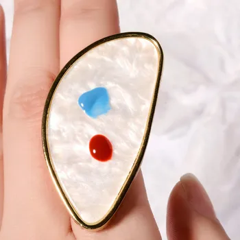 Japanese nail art shell ring color palette selection high color value painted nail color palette tool Portable palette
Japanese nail art shell ring color palette selection high color value painted nail color palette tool Portable palette