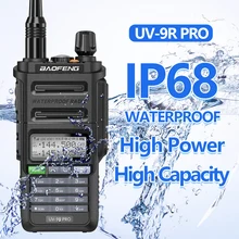 2022 NEW Baofeng UV-9R PRO High Power Upgraded Of UV-9R PLUS Walkie Talkie IP68 Waterproof 50KM Long Range Dual Band Ham Radio 
2022 NEW Baofeng UV-9R PRO High Power Upgraded Of UV-9R PLUS Walkie Talkie IP68 Waterproof 50KM Long Range Dual Band Ham Radio