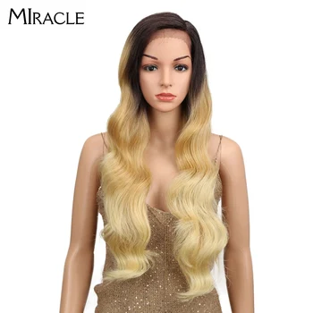 Miracle Ombre Wig Body Wave Side Part Lace Front 150 Density 28 Inches Long Blonde Heat Resistant Synthetic Wigs For Black Women
Miracle Ombre Wig Body Wave Side Part Lace Front 150 Density 28 Inches Long Blonde Heat Resistant Synthetic Wigs For Black Women