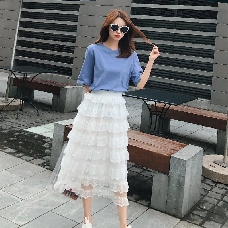 Photo Shoot First Love White Immortal Cake Dress Playful Two-Piece Women's Short-sleeved round Collar T-shirt High Waist Skirt S
Photo Shoot First Love White Immortal Cake Dress Playful Two-Piece Women's Short-sleeved round Collar T-shirt High Waist Skirt S