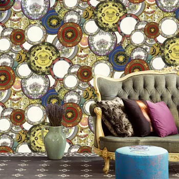 Special European fashionable disk wallpaper personality art pvc Living room bedroom TV background wallpaper roll home walls decoration
Special European fashionable disk wallpaper personality art pvc Living room bedroom TV background wallpaper roll home walls decoration