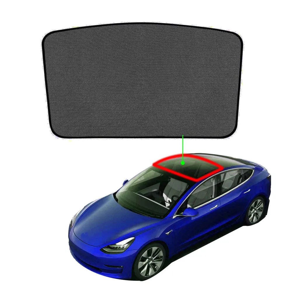 VANSSI Tesla Model 3 Front Sunroof Sunshade, Windshield Glass Roof Car Skylight Blind Shading Net
VANSSI Tesla Model 3 Front Sunroof Sunshade, Windshield Glass Roof Car Skylight Blind Shading Net