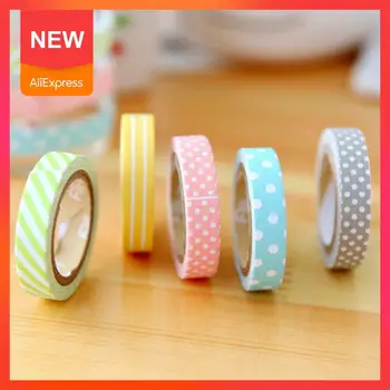 Vividcraft 5pcs/Pack Adhesive Sticky Paper Masking Deco Tape Sticker Crafts Colorful Made Tapes Hand Tape Cute Washi Label J9N8
Vividcraft 5pcs/Pack Adhesive Sticky Paper Masking Deco Tape Sticker Crafts Colorful Made Tapes Hand Tape Cute Washi Label J9N8