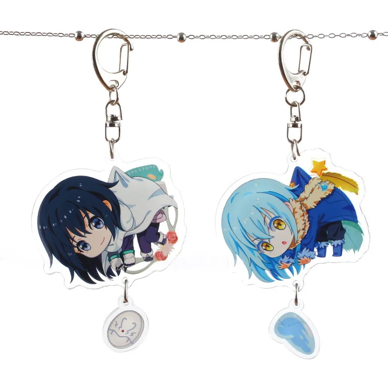 That Time I Got Reincarnated as a Slime Rimuru Tempest Shizue Izawa Key Chain Two-sided Keychain Cosplay Acrylic Pendant Keyring
That Time I Got Reincarnated as a Slime Rimuru Tempest Shizue Izawa Key Chain Two-sided Keychain Cosplay Acrylic Pendant Keyring