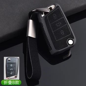 Plastic+Leather Car Key Case Cover For Volkswagen VW Golf 7 MK7 Tiguan mk2 for Skoda Octavia A7 Kodiaq 2017 2018 2019
Plastic+Leather Car Key Case Cover For Volkswagen VW Golf 7 MK7 Tiguan mk2 for Skoda Octavia A7 Kodiaq 2017 2018 2019