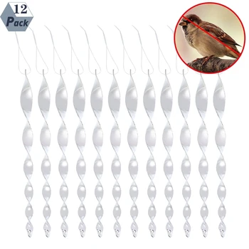 12Pcs Spiral To Reflective Rod Bird Repellent Rodbird Repeller Rotating Rod Reflective Rod Environmental Protection
12Pcs Spiral To Reflective Rod Bird Repellent Rodbird Repeller Rotating Rod Reflective Rod Environmental Protection