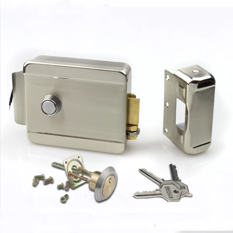 Brushed Single-head Electronically Controlled Lock 1073 Electromagnetic Lock Unit Door Lock Building Intercom Lock 12V 2-Wire
Brushed Single-head Electronically Controlled Lock 1073 Electromagnetic Lock Unit Door Lock Building Intercom Lock 12V 2-Wire