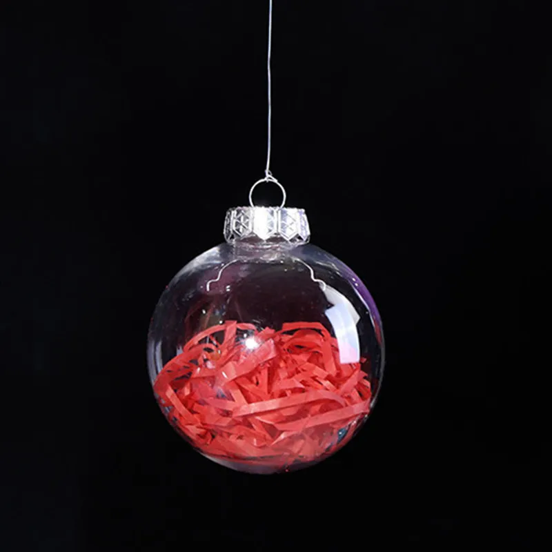 

Бесплатная доставка, 8 шт./упаковка, диаметр = 6 см, мини-размер, прозрачный стеклянный шар, декоративный подвесной шар для свадебной вечеринки, Рождественский кулон