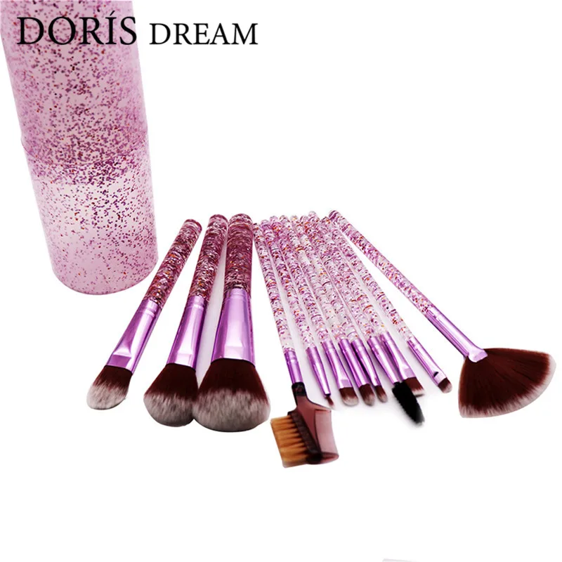 12pcs Makeup Brushes Beauty Case Glitter Handle Synthetic Foundation Powder Concealers Eye Shadows Eyeliner Blending Brush Set
12pcs Makeup Brushes Beauty Case Glitter Handle Synthetic Foundation Powder Concealers Eye Shadows Eyeliner Blending Brush Set