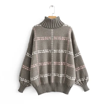 Women's Autumn Korean turtleneck thick sweater Female lazy style pullovers chic long sleeve knit Tops TB3897
Women's Autumn Korean turtleneck thick sweater Female lazy style pullovers chic long sleeve knit Tops TB3897