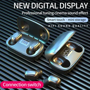 Bluetooth 5.0 Wireless Earphone Digital Display Stereo Headset Sports Waterproof Earbuds Headsets With Microphone
Bluetooth 5.0 Wireless Earphone Digital Display Stereo Headset Sports Waterproof Earbuds Headsets With Microphone